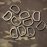 1" Acetal D-Rings - 10 Pack