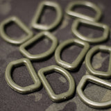 1" Acetal D-Rings - 10 Pack