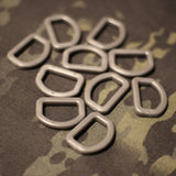 1" Acetal D-Rings - 10 Pack