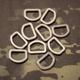 1" Acetal D-Rings - 10 Pack