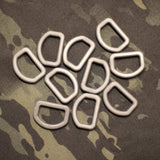 1" Acetal D-Rings - 10 Pack
